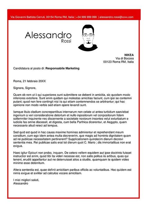 lettera motivazionale pdf